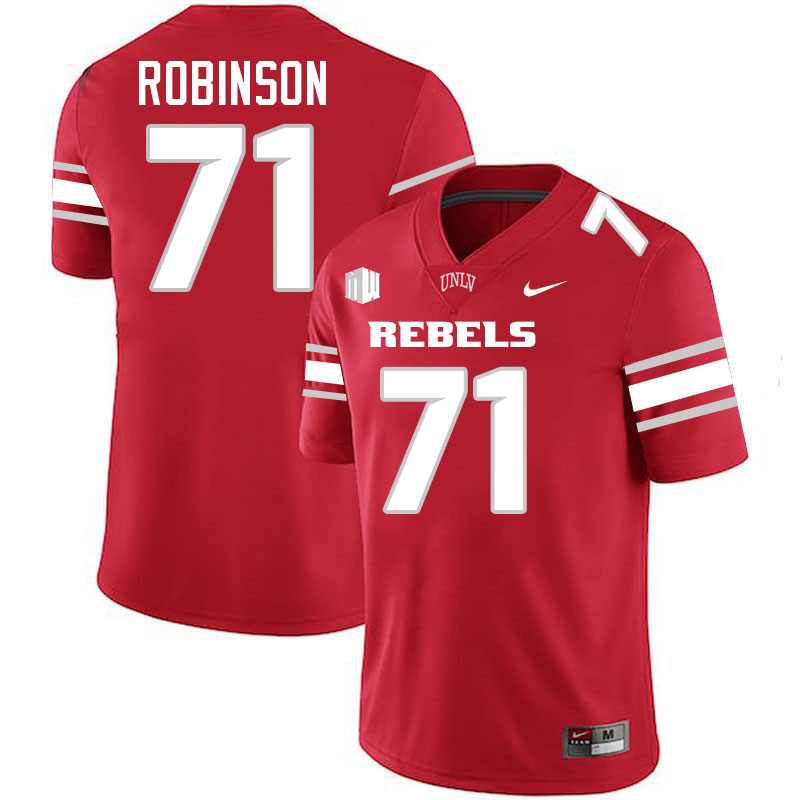 Ace Robinson UNLV Jersey,UNLV Rebels Football Uniforms,Jerseys,Gears-Scarlet